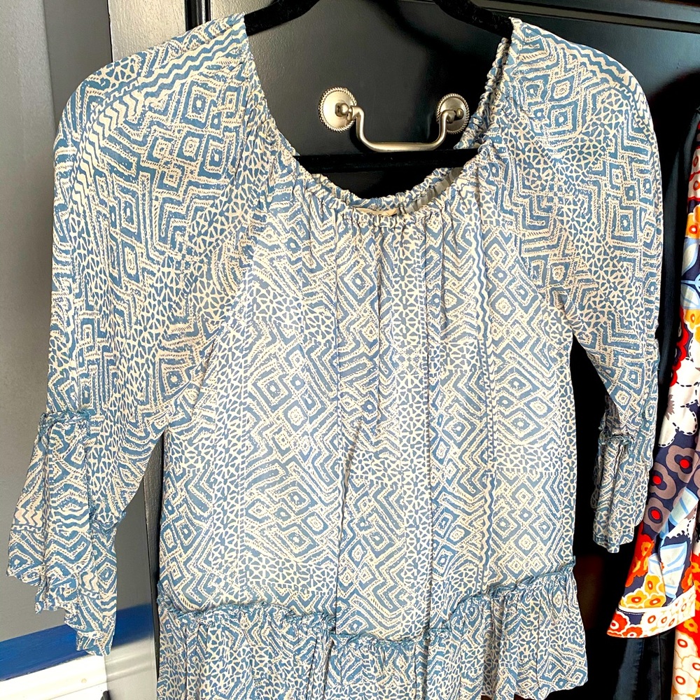 Lucky Brand quarter sleeve dress top